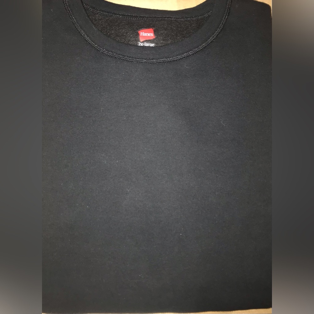 Hanes Sweat Shirt • XXL • Black
